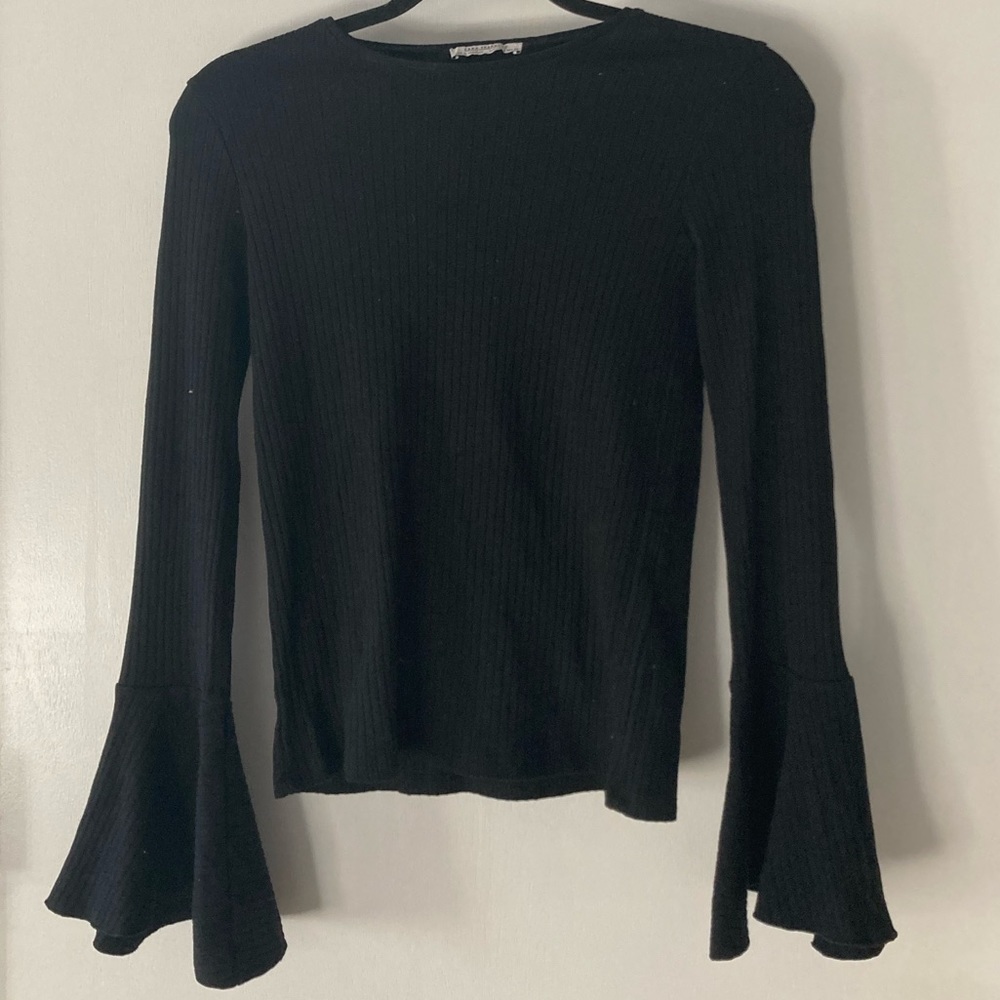 Black Knit Top